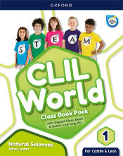 Portada de CLIL World Natural Sciences 1. Class Book (Castile & Leon)