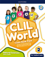 Portada de CLIL World Natural Sciences 2. Class Book (Castile & Leon)