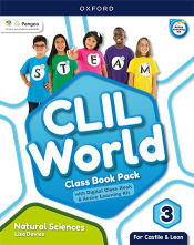 Portada de CLIL World Natural Sciences 3. Class Book (Castile & Leon)