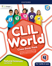 Portada de CLIL World Natural Sciences 4. Class Book (Castile & Leon)