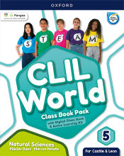 Portada de CLIL World Natural Sciences 5. Class Book (Castile & Leon)