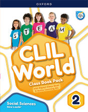 Portada de CLIL World Social Sciences 2. Class Book Pack (Madrid)