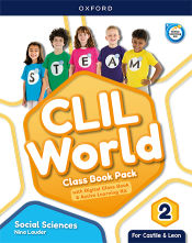 Portada de CLIL World Social Sciences 2. Class book (Castile & Leon)