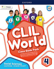 Portada de CLIL World Social Sciences 4. Class book