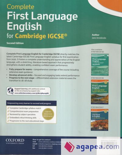 Complete First Language English for Cambridge IGCSE: Student Book (Second Edition)