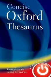 Portada de Concise oxford thesaurus third ed