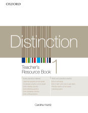 Portada de Distinction 1: Teacher's Resource Book
