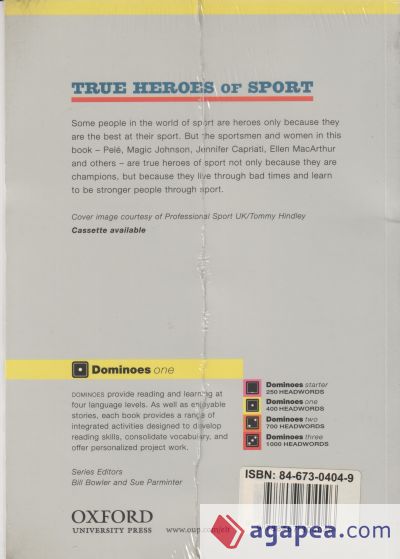 Dominoes 1 true heroes of sport cd pack