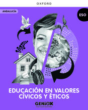 Portada de Educación en Valores Cívicos y Éticos 2ºESO. Libro del estudiante. GENiOX Situaciones de aprendizaje (Andalucía)