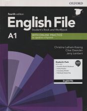 Portada de English File 4th Edition A1. Student's Book and Workbook with Key Pack