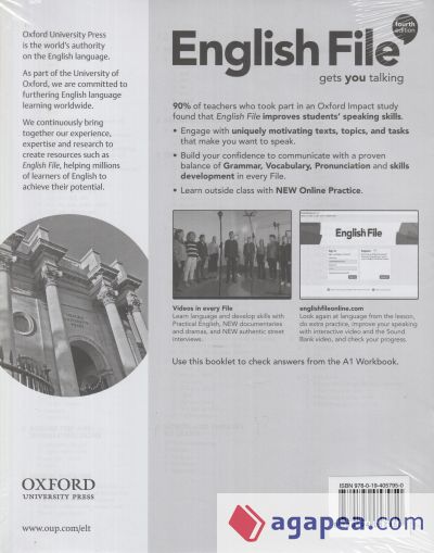 English File 4th Edition A1. Student's Book and Workbook with Key Pack