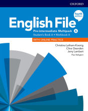 Portada de English File 4th Edition Pre-Intermediate. Multipack A