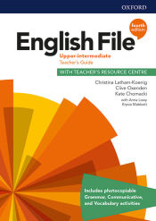 Portada de English File 4th Edition Upper-Intermediate Teacher's Guide with Teacher's Resource Centre