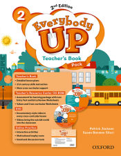 Portada de Everybody Up! 2. Teacher's Book W/DVD& Online Practice Pack 2nd Edition