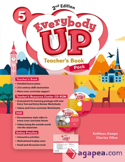 Everybody Up! 5. Teacher's Book W/DVD& Online Practice Pack 2nd Edition