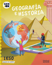 Portada de Geografía e Historia 1º ESO. GENiOX Libro del Alumno (Murcia)