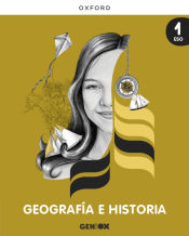Portada de Geografía e Historia 1º ESO. Libro del estudiante PACK. GENiOX (Castilla y León)