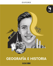 Portada de Geografía e Historia 4º ESO. Libro del estudiante. GENiOX (Comunitat Valenciana)
