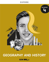 Portada de Geography & History 4º ESO. Student's Book. GENiOX
