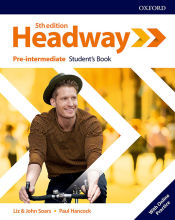 Portada de Headway 5th Edition Pre-Intermediate. Student's Book with Student's Resource center and Online Practice Access