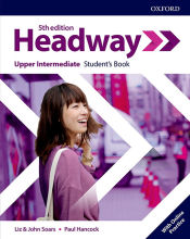 Portada de Headway 5th Edition Upper-Intermediate. Student's Book with Student's Resource center and Online Practice Access