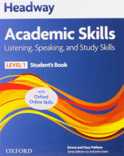 Portada de Headway Academic Skills 1. Listening & Speaking: Student's Book & Online Skills