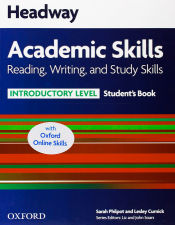 Portada de Headway Academic Skills Introductory Reading, Writing, and Study Skills Student's Book with Oxford Online Skills
