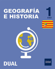 Portada de Inicia Geografía e Historia 1.º ESO. Libro del alumno. Aragón