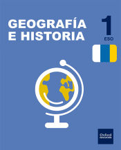 Portada de Inicia Geografía e Historia 1.º ESO. Libro del alumno. Canarias