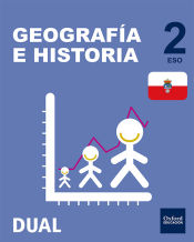 Portada de Inicia Geografía e Historia 2.º ESO. Libro del alumno. Cantabria