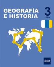 Portada de Inicia Geografía e Historia 3.º ESO. Libro del alumno. Canarias