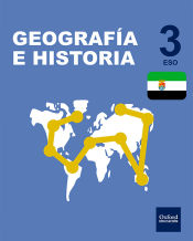 Portada de Inicia Geografía e Historia 3.º ESO. Libro del alumno. Extremadura