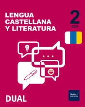 Portada de Inicia Lengua Castellana y Literatura 2.º ESO. Libro del alumno. Volúmenes Trimestrales. Canarias