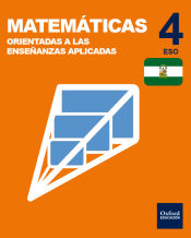 Portada de Inicia Matemáticas orientadas a las enseñanzas aplicadas 4.º ESO. Libro del alumno. Andalucía