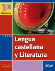 Portada de Lengua Castellana y Literatura 1º ESO Ánfora Cota (Extremadura). Pack (Libro del Alumno + Monografía)