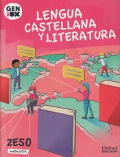 Portada de Lengua Castellana y Literatura 2.º ESO. GENiOX Libro del alumno (Andalucía)