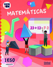 Portada de Matemáticas 1º ESO. GENiOX Libro del Alumno (Andalucía)