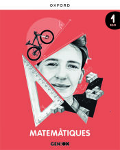 Portada de Matemàtiques 1r ESO. Llibre de l'estudiant. GENiOX (Comunitat Valenciana)