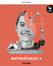 Portada de Matemàtiques A 4r ESO. Llibre de l'estudiant. GENiOX (Comunitat Valenciana)