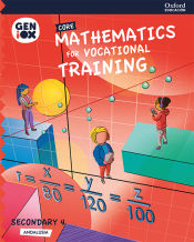 Portada de Mathematics for Vocational Training 4º ESO. GENiOX Core Book (Andalusia)