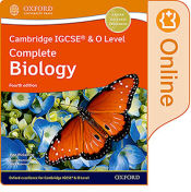Portada de NEW Cambridge IGCSE & O Level Complete Biology: Enhanced Online Student Book (Fourth Edition)