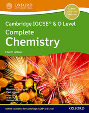 Portada de NEW Cambridge IGCSE & O Level Complete Chemistry: Student Book (Fourth Edition)