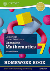 Portada de NEW Cambridge Lower Secondary Complete Mathematics 7: Homework Book - Pack of 15 (Second Edition)