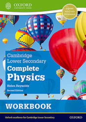 Portada de NEW Cambridge Lower Secondary Complete Physics: Workbook (Second Edition)