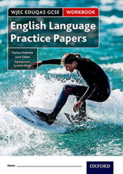 Portada de NEW WJEC Eduqas GCSE English Language Practice Papers Workbook