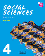 Portada de New Think Do Learn Social Sciences 4. Class Book Living in society (National Edition)
