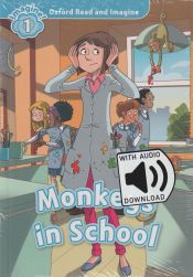 Portada de Oxford Read and Imagine 1. Monkeys in School MP3 Pack