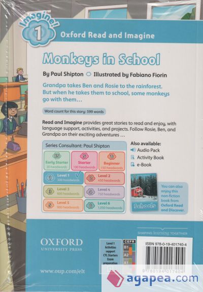Oxford Read and Imagine 1. Monkeys in School MP3 Pack
