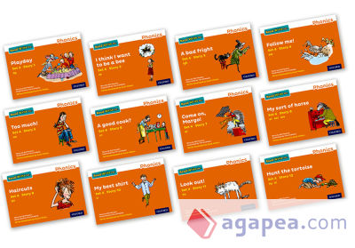 Read Write Inc - Phonics Set 4 Orange Story Books - Colour Pack of 12