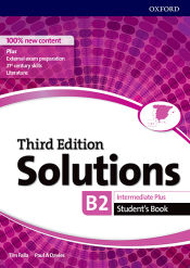 Portada de Solutions 3rd Edition Intermediate Plus. Student's Book